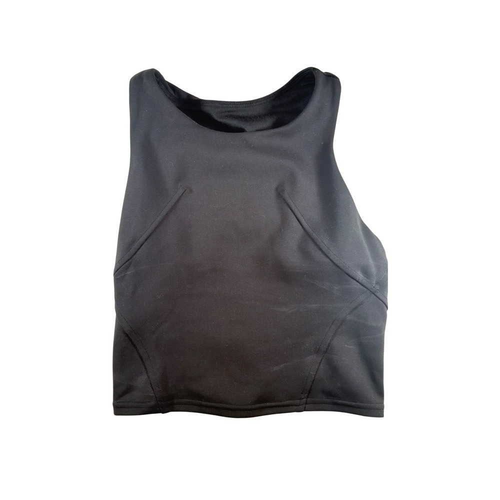 Lululemon Invigorate Training Tank Top Womens XXS Black Good High Neck Racerback